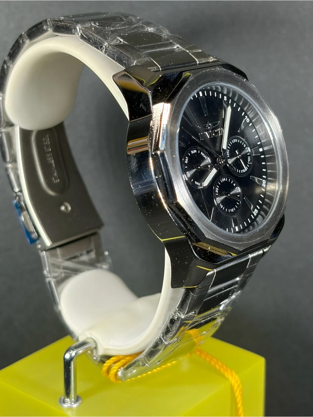 Invicta Speedway Multifunction Men’s Watch 42mm Steel 46842 New